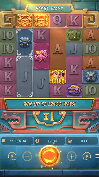 Treasures of Aztec session - spin 392, mid-session balance